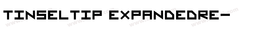 Tinseltip ExpandedRe字体转换